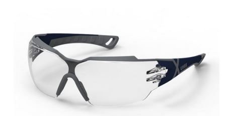 Uvex Pheos Cx2 - Safety Glasses - Spectacles Supravision Excellence Technology - Metal-free, Anti-fog & Scratch-resistant - One Size - Black/red, Grey 2% (IR-ex 5 - View #11