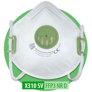 Cupped Filtering Half Mask X310 SV FFP3 ND D